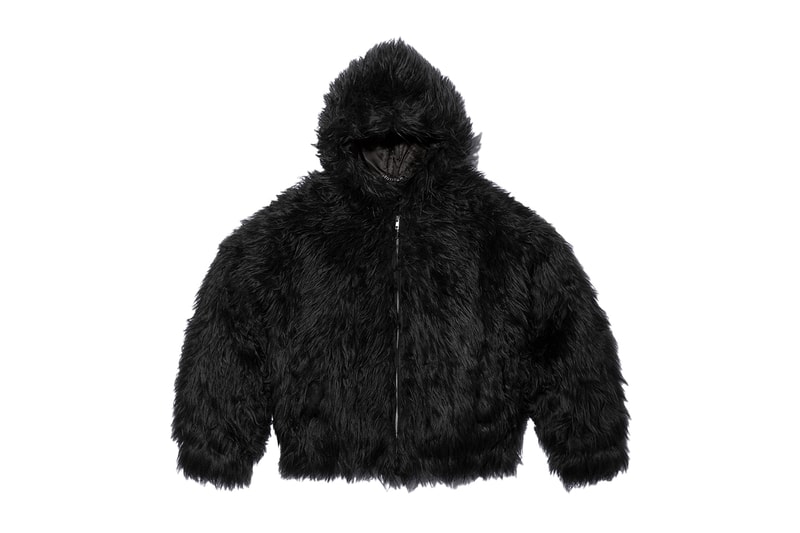 Supreme x Y's by Yohji Yamamoto Fall 2025 Collaborationfaux fur windstopper hooded bomber jacket leather denim jacket sweater tees 6-panel cap silver bracelet silver wallet chain hand fan punk