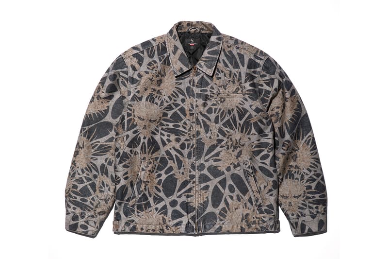 Supreme x Y's by Yohji Yamamoto Fall 2025 Collaborationfaux fur windstopper hooded bomber jacket leather denim jacket sweater tees 6-panel cap silver bracelet silver wallet chain hand fan punk