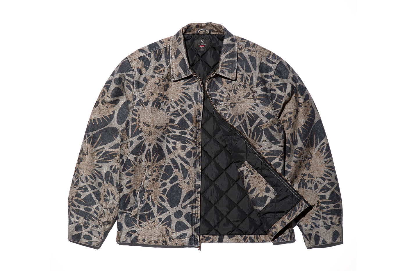 Supreme x Y's by Yohji Yamamoto Fall 2025 Collaborationfaux fur windstopper hooded bomber jacket leather denim jacket sweater tees 6-panel cap silver bracelet silver wallet chain hand fan punk