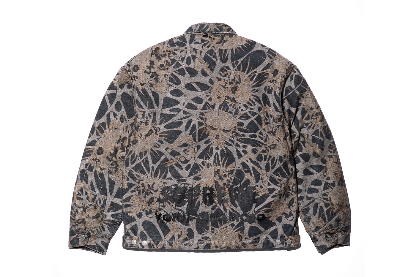 Supreme x Y's by Yohji Yamamoto Fall 2025 Collaborationfaux fur windstopper hooded bomber jacket leather denim jacket sweater tees 6-panel cap silver bracelet silver wallet chain hand fan punk