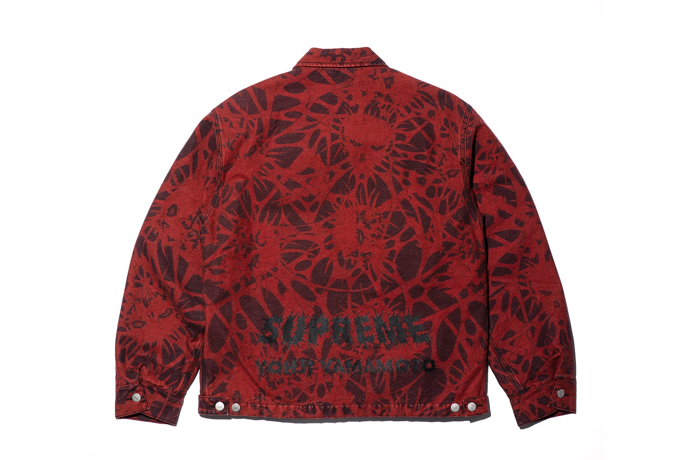 Supreme x Y's by Yohji Yamamoto Fall 2025 Collaborationfaux fur windstopper hooded bomber jacket leather denim jacket sweater tees 6-panel cap silver bracelet silver wallet chain hand fan punk