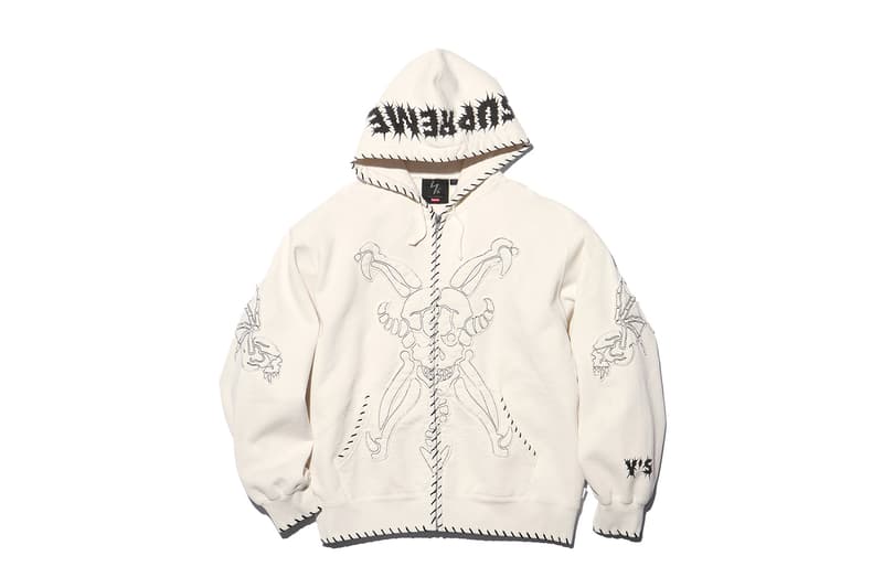 Supreme x Y's by Yohji Yamamoto Fall 2025 Collaborationfaux fur windstopper hooded bomber jacket leather denim jacket sweater tees 6-panel cap silver bracelet silver wallet chain hand fan punk