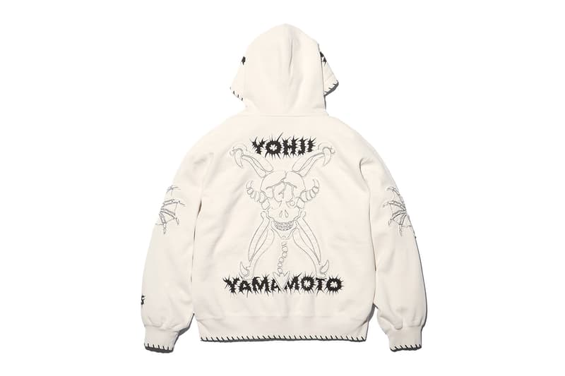Supreme x Y's by Yohji Yamamoto Fall 2025 Collaborationfaux fur windstopper hooded bomber jacket leather denim jacket sweater tees 6-panel cap silver bracelet silver wallet chain hand fan punk