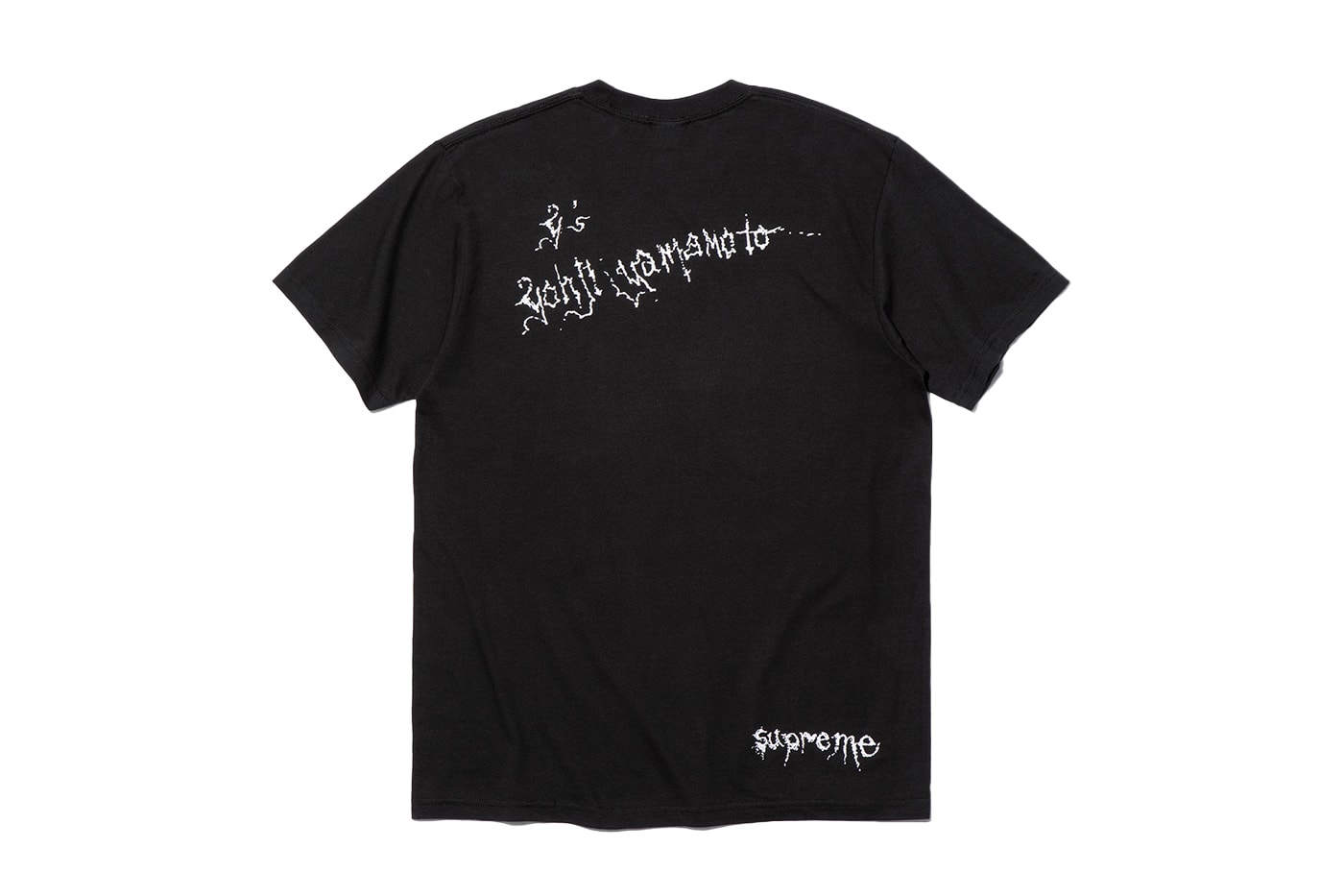 Supreme x Y's by Yohji Yamamoto Fall 2025 Collaborationfaux fur windstopper hooded bomber jacket leather denim jacket sweater tees 6-panel cap silver bracelet silver wallet chain hand fan punk