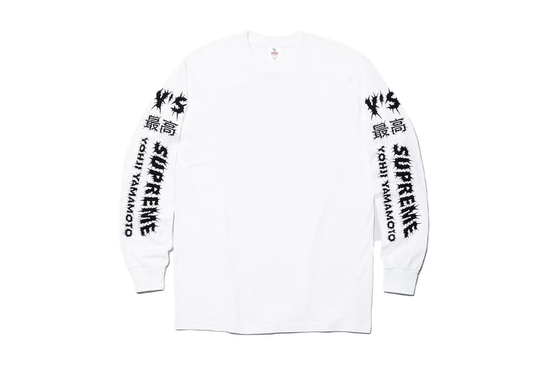 Supreme x Y's by Yohji Yamamoto Fall 2025 Collaborationfaux fur windstopper hooded bomber jacket leather denim jacket sweater tees 6-panel cap silver bracelet silver wallet chain hand fan punk