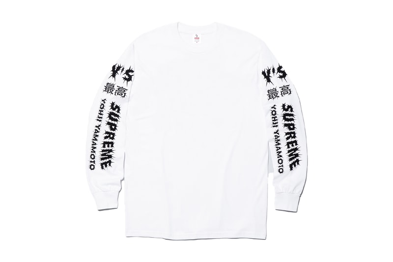 Supreme x Y's by Yohji Yamamoto Fall 2025 Collaborationfaux fur windstopper hooded bomber jacket leather denim jacket sweater tees 6-panel cap silver bracelet silver wallet chain hand fan punk
