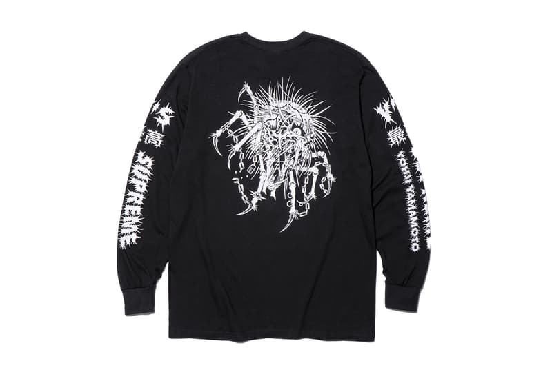 Supreme x Y's by Yohji Yamamoto Fall 2025 Collaborationfaux fur windstopper hooded bomber jacket leather denim jacket sweater tees 6-panel cap silver bracelet silver wallet chain hand fan punk