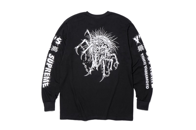 Supreme x Y's by Yohji Yamamoto Fall 2025 Collaborationfaux fur windstopper hooded bomber jacket leather denim jacket sweater tees 6-panel cap silver bracelet silver wallet chain hand fan punk