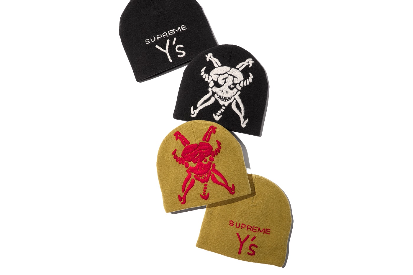 Supreme x Y's by Yohji Yamamoto Fall 2025 Collaborationfaux fur windstopper hooded bomber jacket leather denim jacket sweater tees 6-panel cap silver bracelet silver wallet chain hand fan punk