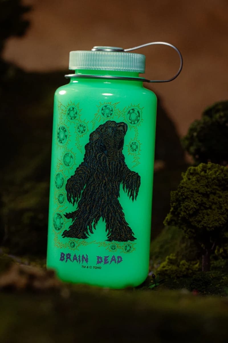 Brain Dead  x 'Godzilla' Hedorah Collection Tetsunori Tawaraya Marusan Nalgene Logohead Release Info