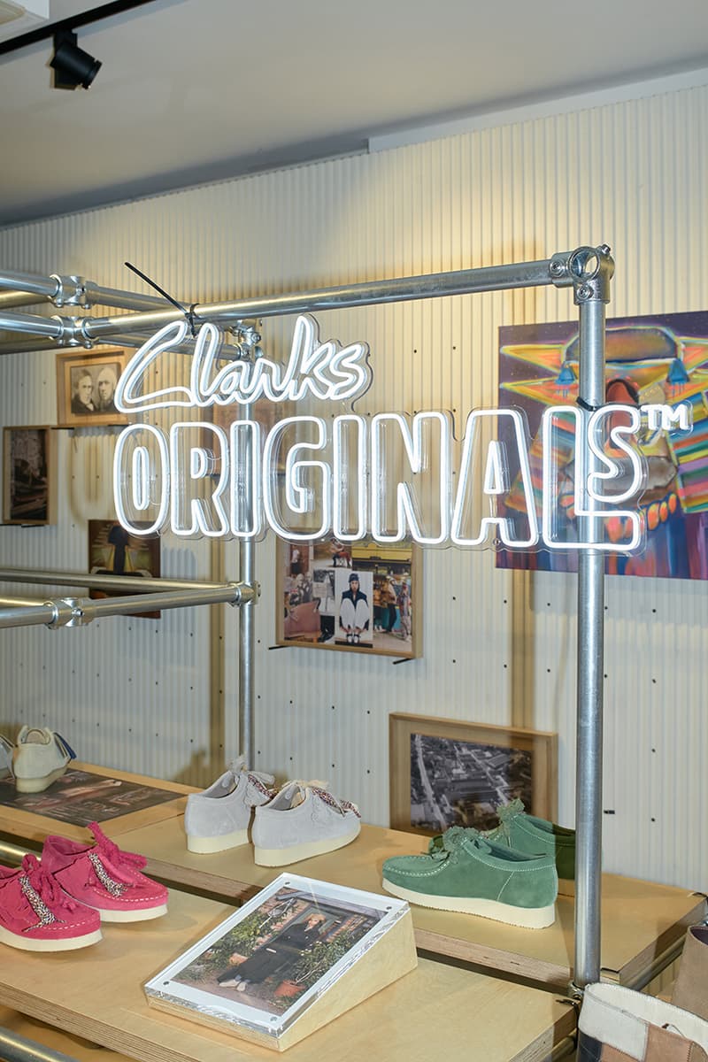 clarks originals 200th anniversary berlin event adaptism workshop customization wallabee desert boot trek silhouette shoes party cafe film screening