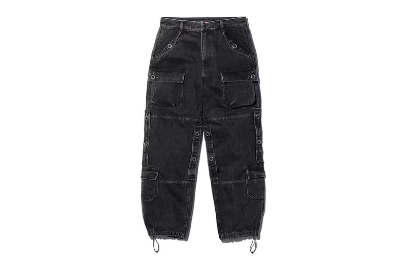 Supreme x Y's by Yohji Yamamoto Fall 2025 Collaborationfaux fur windstopper hooded bomber jacket leather denim jacket sweater tees 6-panel cap silver bracelet silver wallet chain hand fan punk