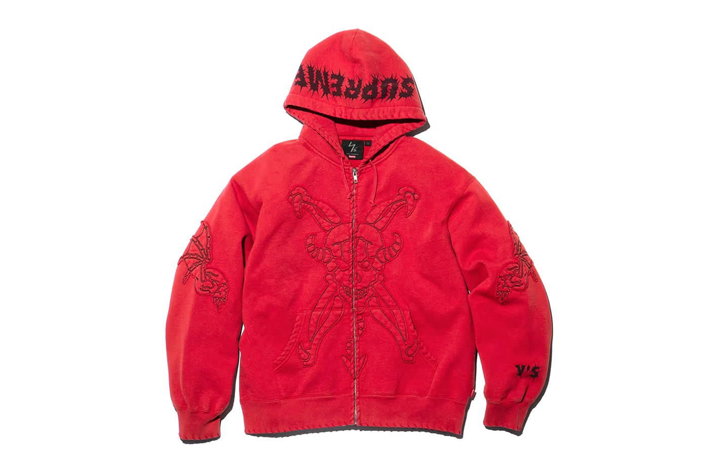 Supreme x Y's by Yohji Yamamoto Fall 2025 Collaborationfaux fur windstopper hooded bomber jacket leather denim jacket sweater tees 6-panel cap silver bracelet silver wallet chain hand fan punk