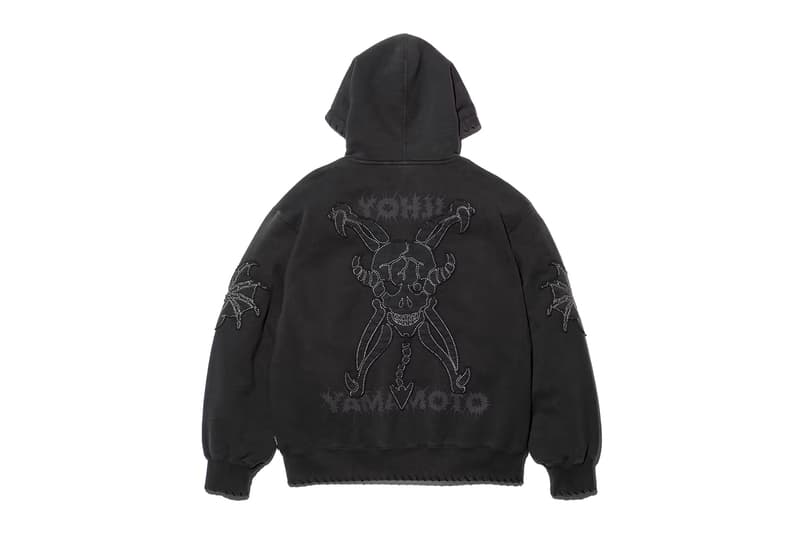 Supreme x Y's by Yohji Yamamoto Fall 2025 Collaborationfaux fur windstopper hooded bomber jacket leather denim jacket sweater tees 6-panel cap silver bracelet silver wallet chain hand fan punk