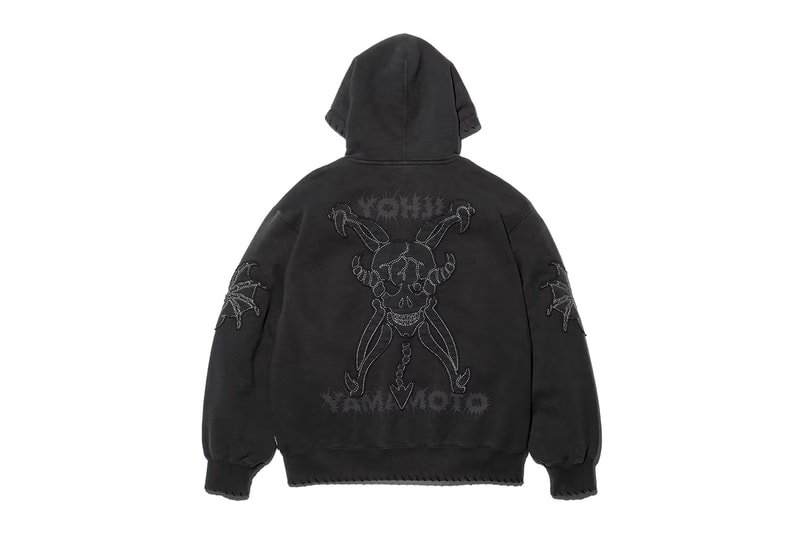 Supreme x Y's by Yohji Yamamoto Fall 2025 Collaborationfaux fur windstopper hooded bomber jacket leather denim jacket sweater tees 6-panel cap silver bracelet silver wallet chain hand fan punk