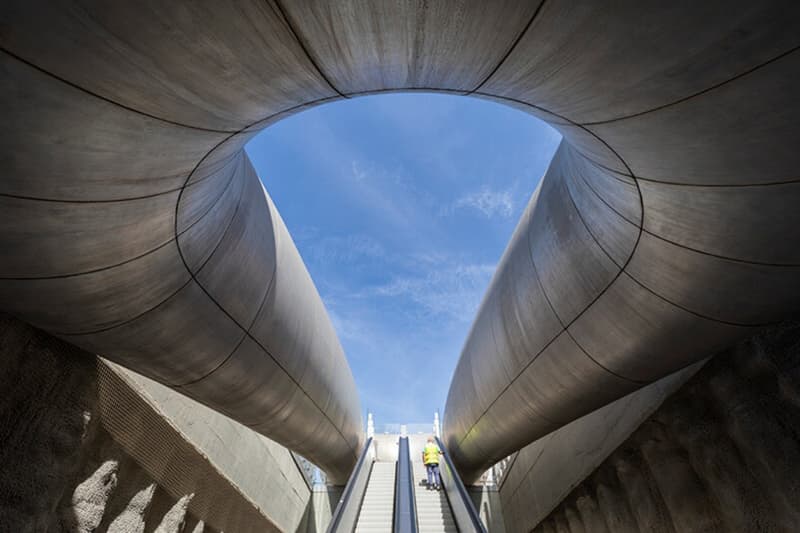 Anish Kapoor AL_A studio Monte Sant'Angelo Subway Station Naples