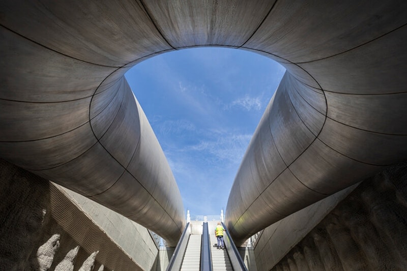 Anish Kapoor AL_A studio Monte Sant'Angelo Subway Station Naples
