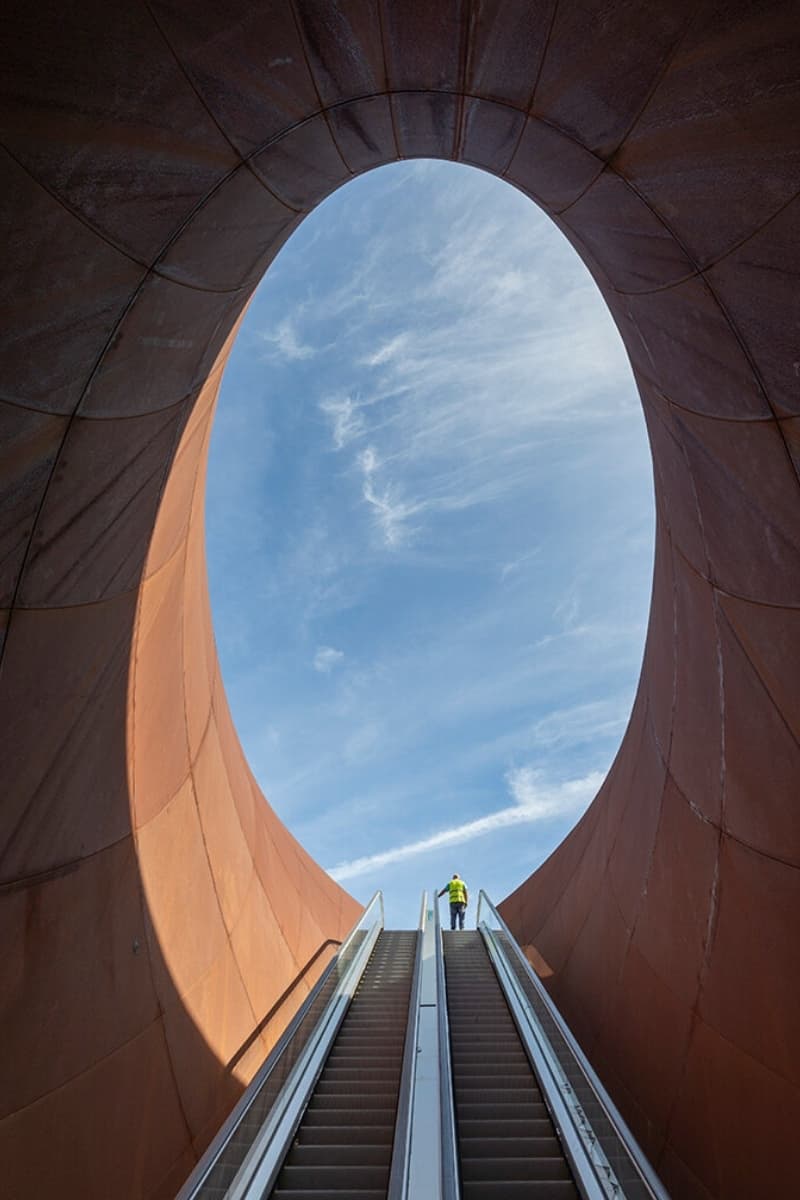 Anish Kapoor AL_A studio Monte Sant'Angelo Subway Station Naples