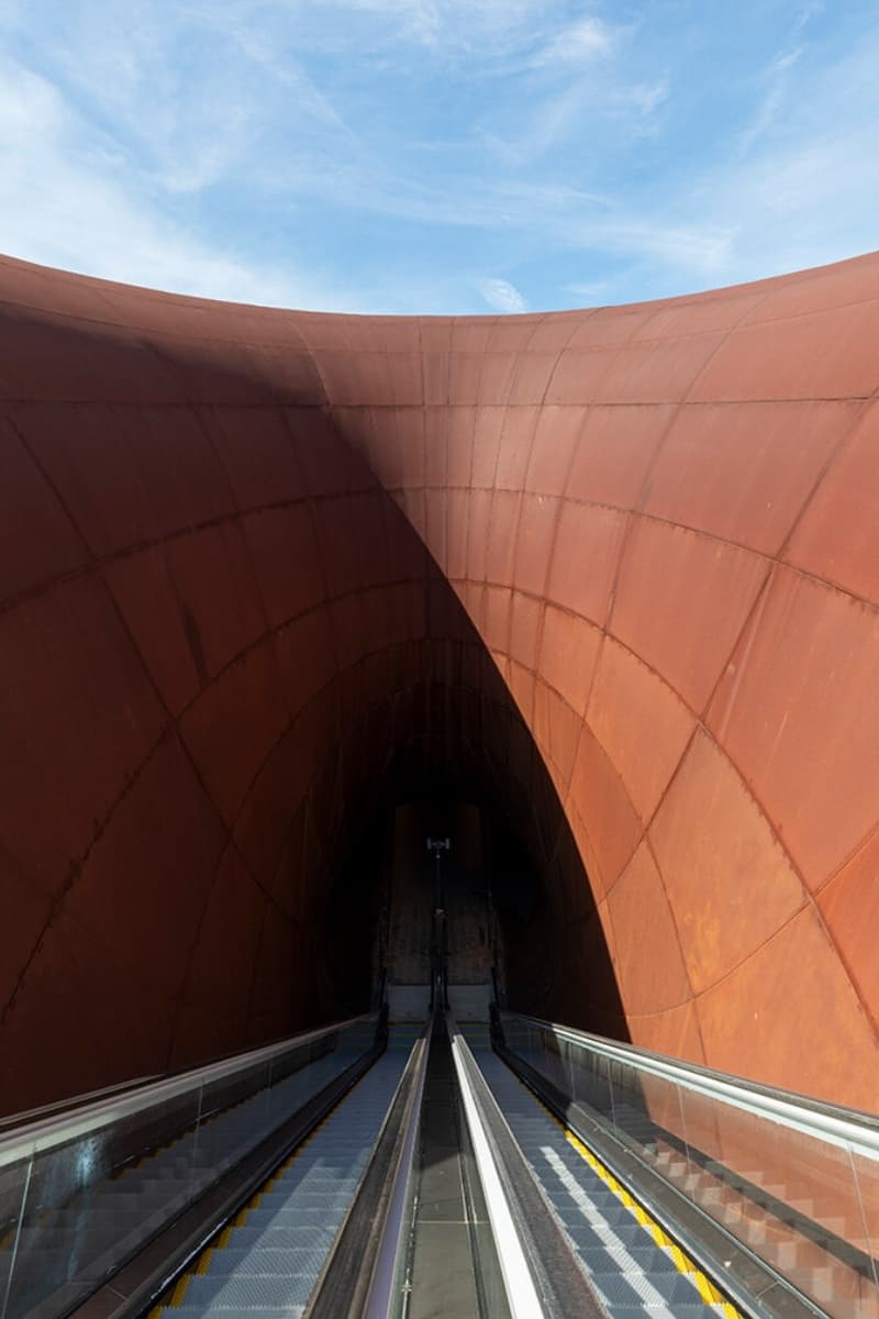 Anish Kapoor AL_A studio Monte Sant'Angelo Subway Station Naples