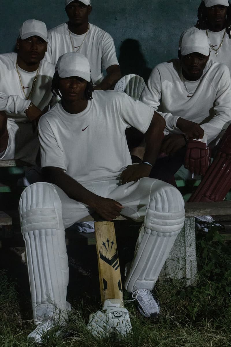Drake and Nike NOCTA Drop Cricket-Inspired Collection Cargo Khaki and Orewood Brown jersey sports collection antigua carribbean