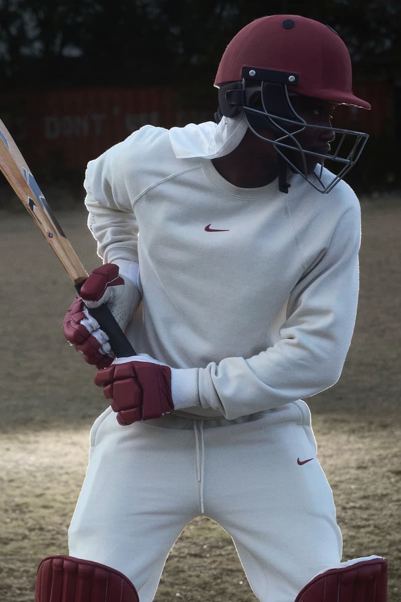 Drake and Nike NOCTA Drop Cricket-Inspired Collection Cargo Khaki and Orewood Brown jersey sports collection antigua carribbean