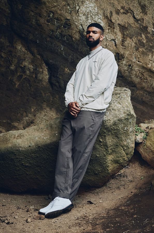 MANORS golf Autumn Winter 2025 Foulweather Collection knitwear waterproof merino wool pertex jacket shell pants sweater vest trouser polo hat