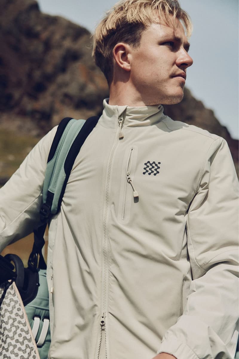 MANORS golf Autumn Winter 2025 Foulweather Collection knitwear waterproof merino wool pertex jacket shell pants sweater vest trouser polo hat