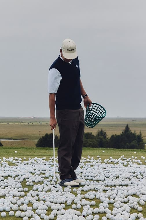 MANORS golf Autumn Winter 2025 Foulweather Collection knitwear waterproof merino wool pertex jacket shell pants sweater vest trouser polo hat