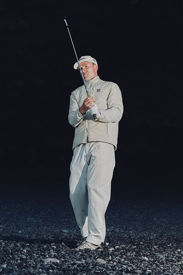 MANORS golf Autumn Winter 2025 Foulweather Collection knitwear waterproof merino wool pertex jacket shell pants sweater vest trouser polo hat