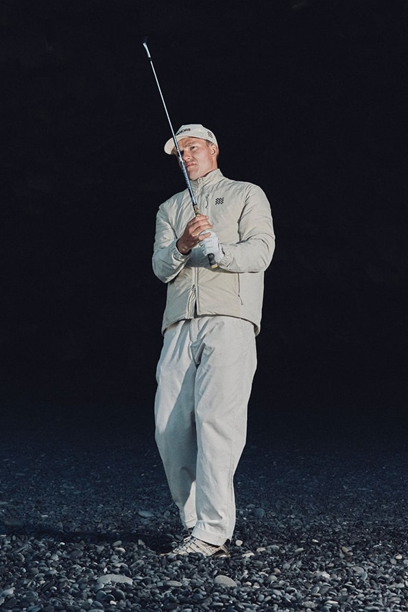 MANORS golf Autumn Winter 2025 Foulweather Collection knitwear waterproof merino wool pertex jacket shell pants sweater vest trouser polo hat