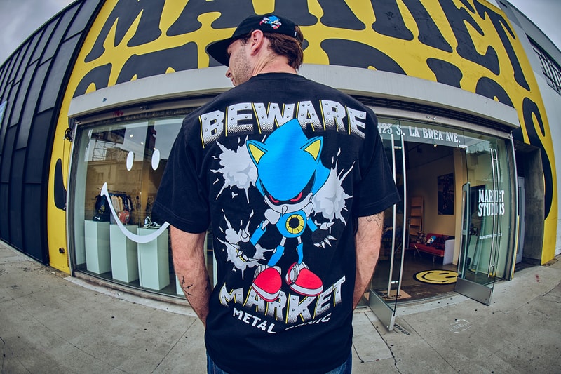 MARKET and SEGA Team up for 'Sonic the Hedgehog' Collaboration knuckles speed collaboration release info anime cartoon nostalgic
