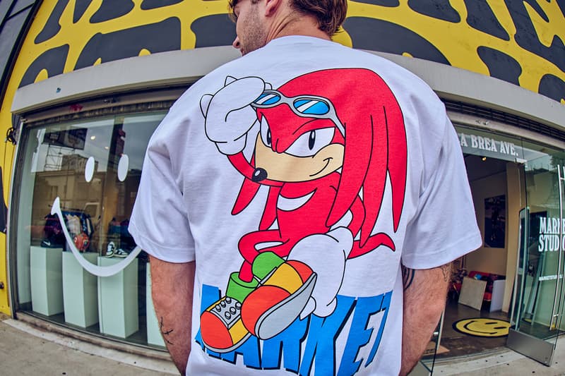 MARKET and SEGA Team up for 'Sonic the Hedgehog' Collaboration knuckles speed collaboration release info anime cartoon nostalgic