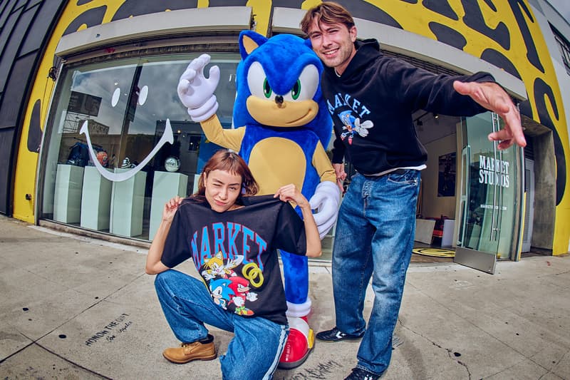 MARKET and SEGA Team up for 'Sonic the Hedgehog' Collaboration knuckles speed collaboration release info anime cartoon nostalgic