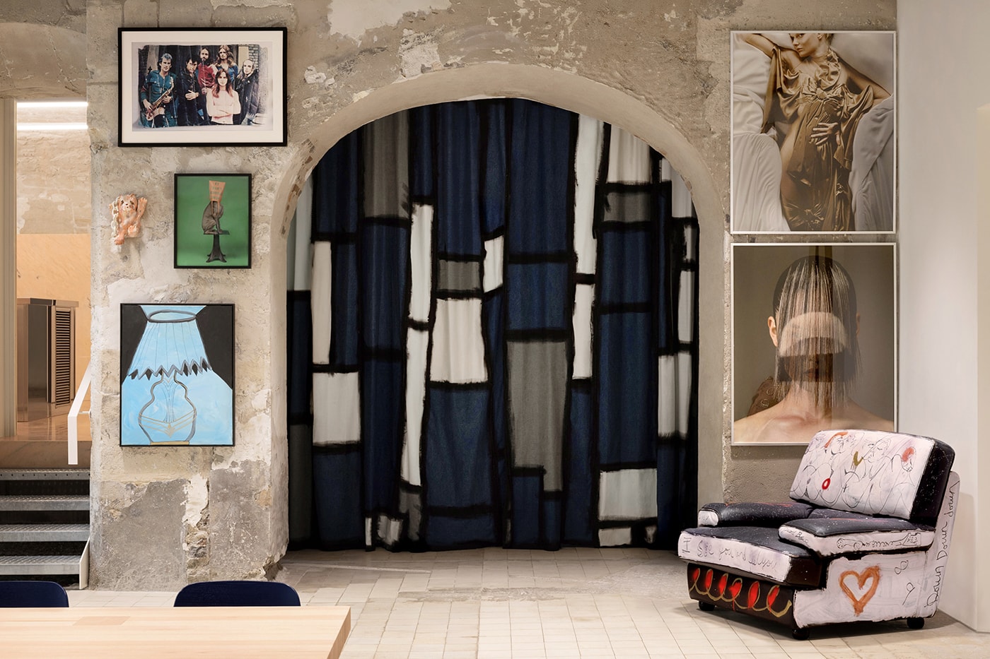 Acne Studios Opens New Paris Headquarters Located in a former 1930s-built laboratory on Rue des Petites Écuries Jonny Johansson Halleroed max lamb