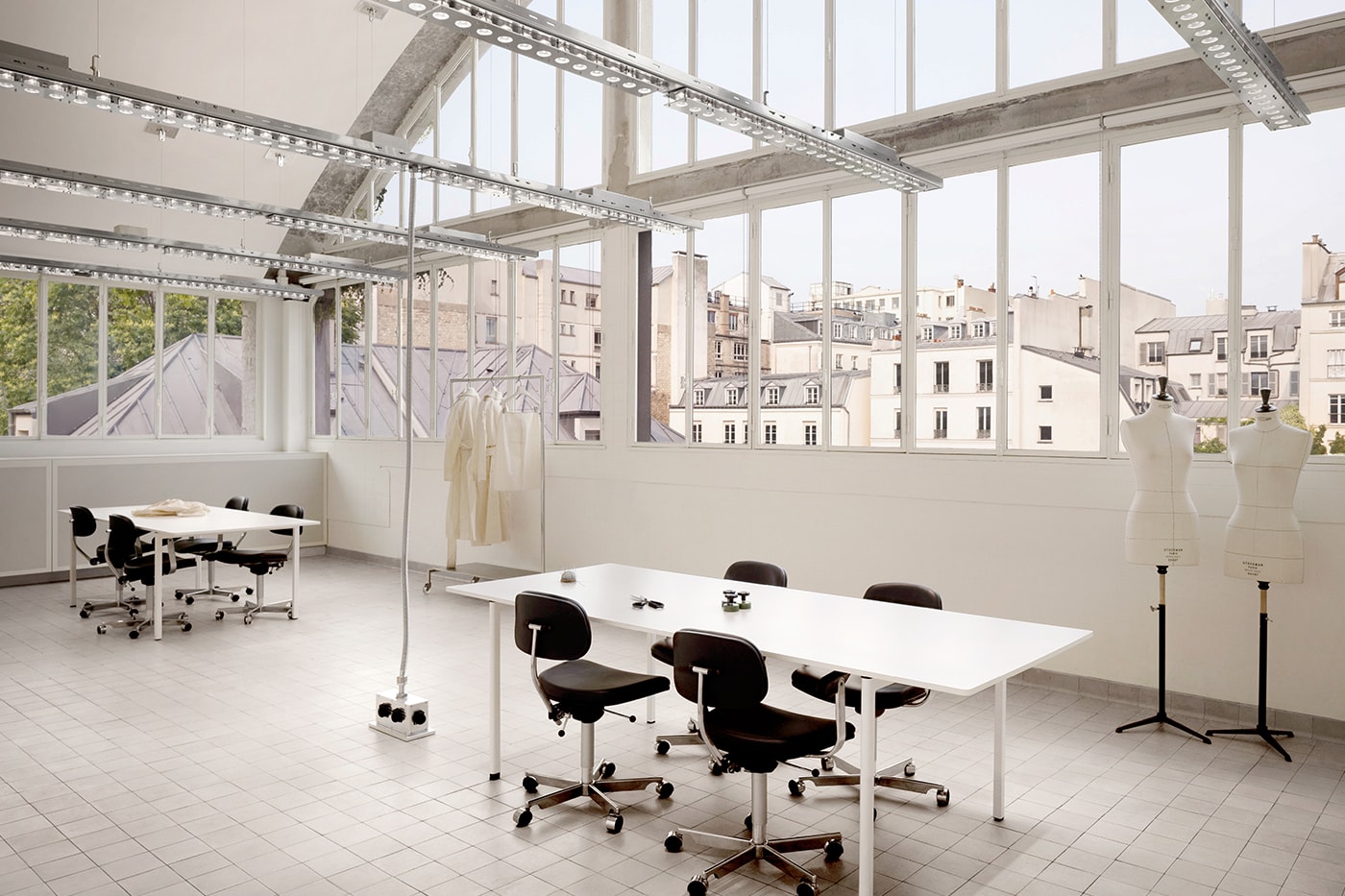 Acne Studios Opens New Paris Headquarters Located in a former 1930s-built laboratory on Rue des Petites Écuries Jonny Johansson Halleroed max lamb
