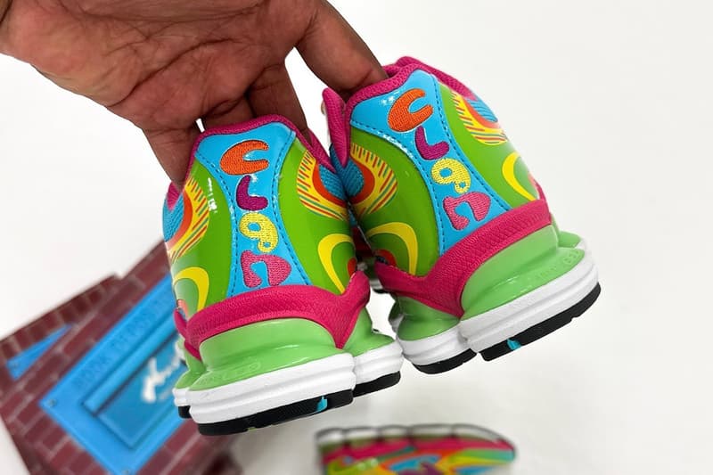 Aminé Unveils Exclusive The Best Day Ever Fest New Balance Biblioteca 2000 Colorway multicolor glow in the dark limited release