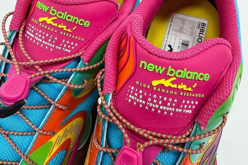 Aminé Unveils Exclusive The Best Day Ever Fest New Balance Biblioteca 2000 Colorway multicolor glow in the dark limited release