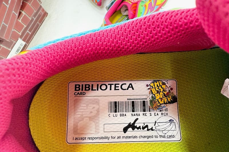 Aminé Unveils Exclusive The Best Day Ever Fest New Balance Biblioteca 2000 Colorway multicolor glow in the dark limited release