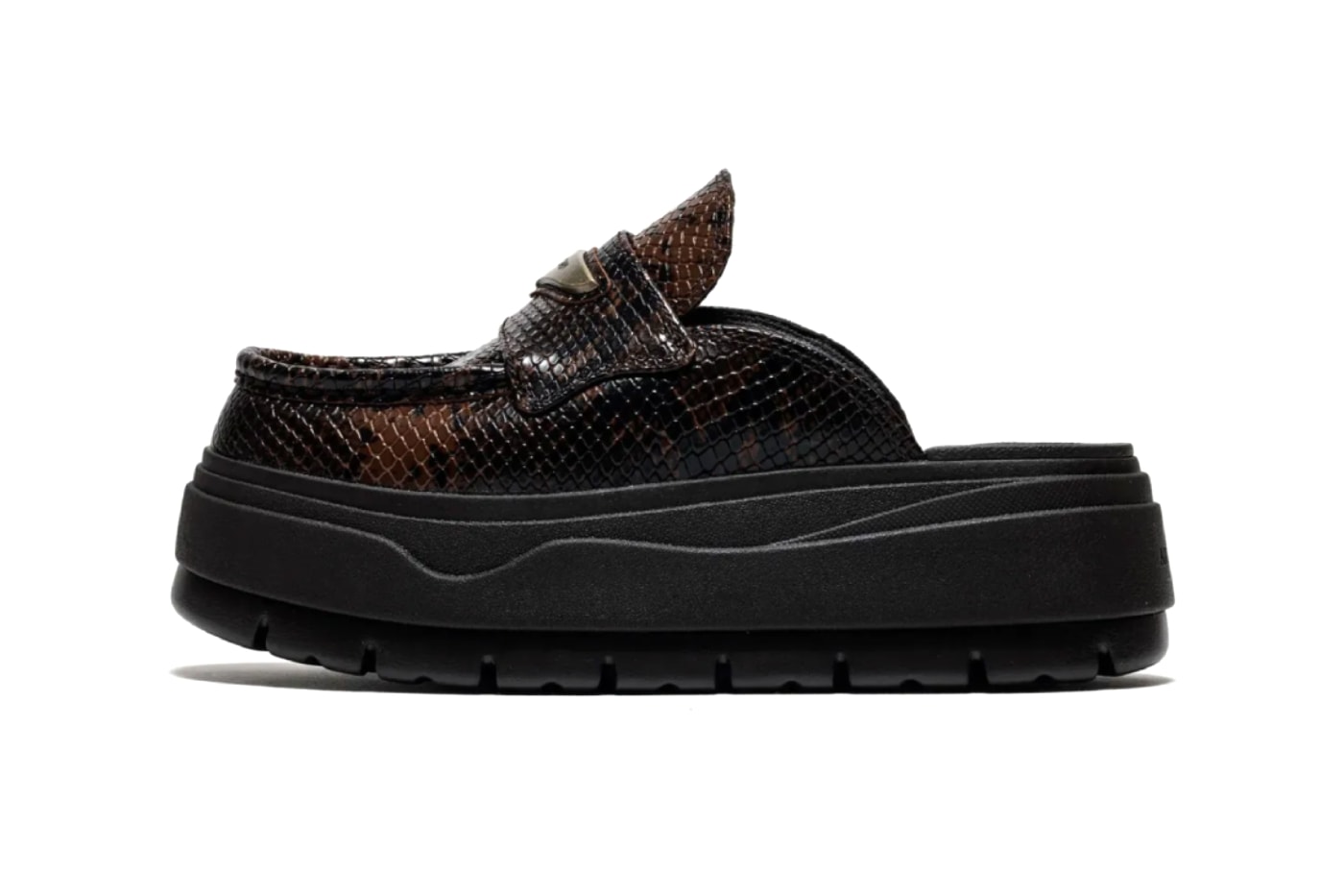 jordan brand air jordan mule loafer brown snakeskin IB1497-200 release info