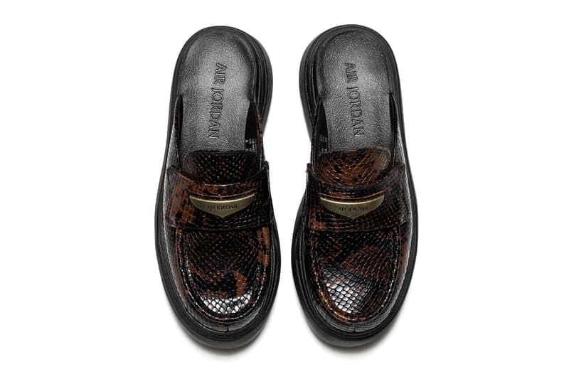 jordan brand air jordan mule loafer brown snakeskin IB1497-200 release info