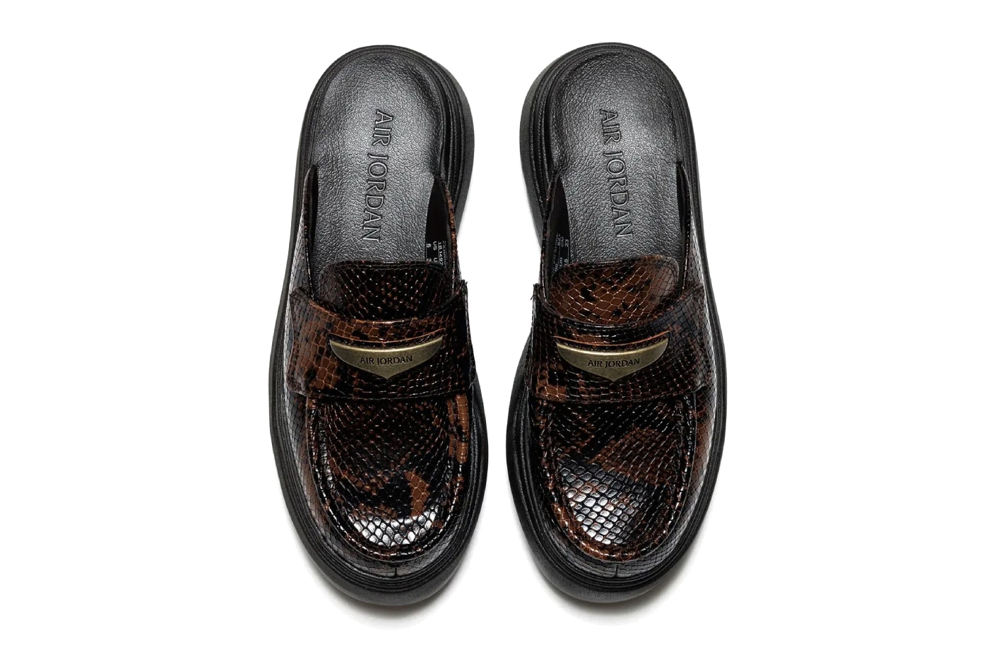 jordan brand air jordan mule loafer brown snakeskin IB1497-200 release info