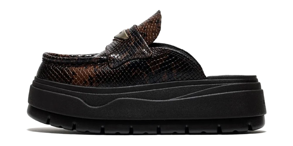 The Air Jordan Mule Loafer Gets a Reptilian “Brown Snakeskin” Makeover