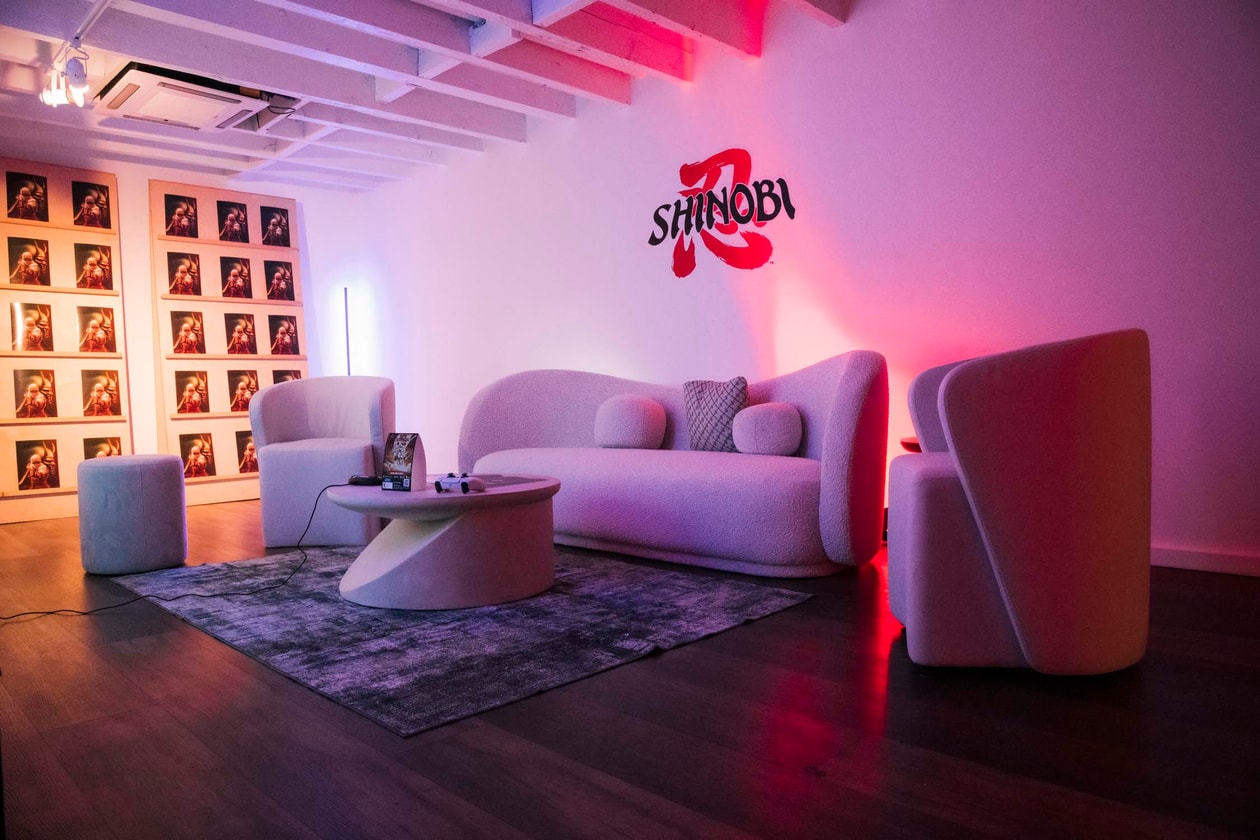 Événement SEGA SHINOBI Art of Vengeance au Hypegolf Clubhouse gaming jeux vidéo console Genesis soirée