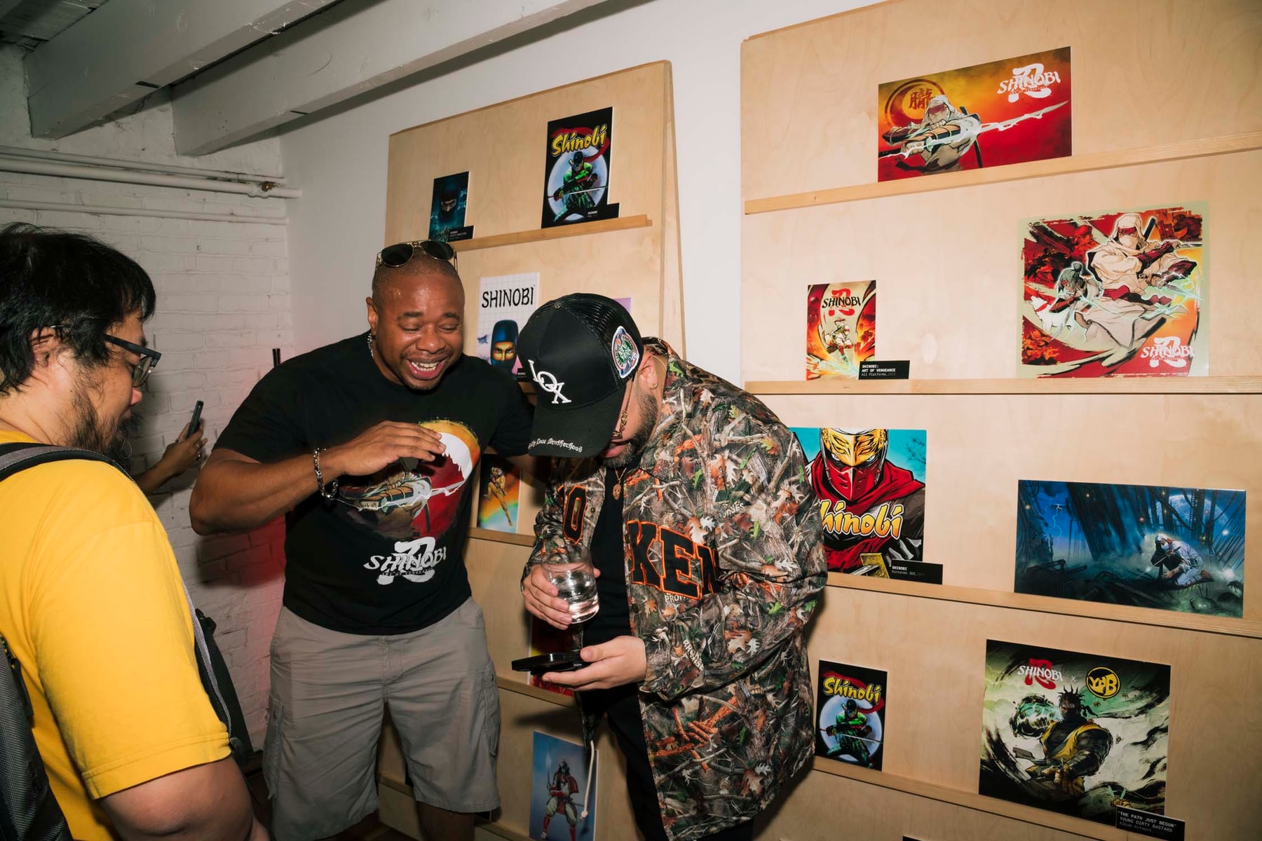 SEGA SHINOBI Art of Vengeance Hypegolf Clubhouse Event gaming video games genesis console party