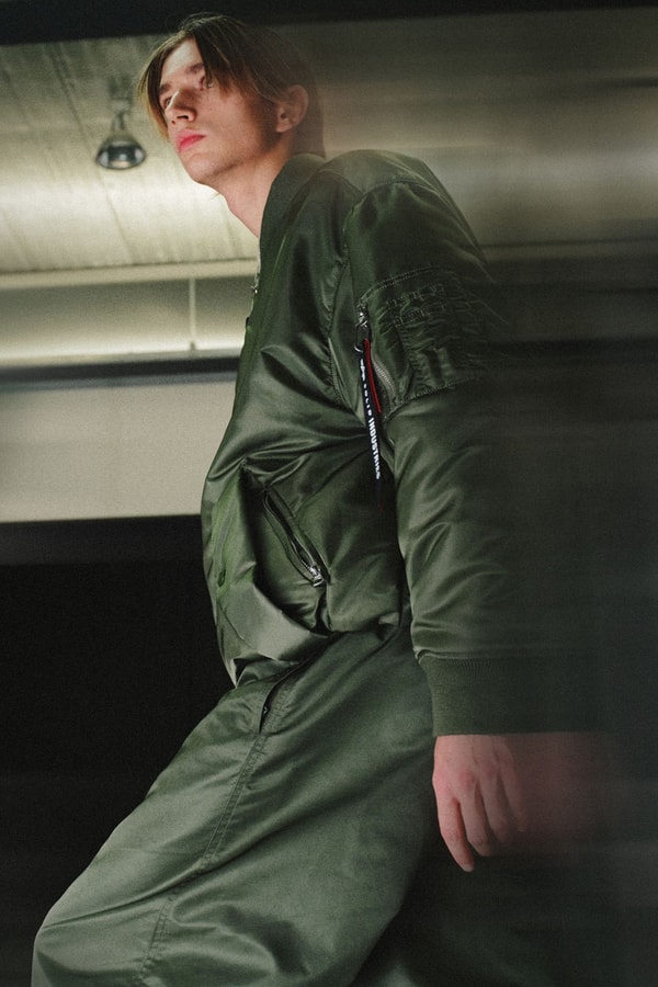 SOLID HOMME Steps In To Reimagine the Alpha Industries MA-1 Flight Jacket release info collab price drop store