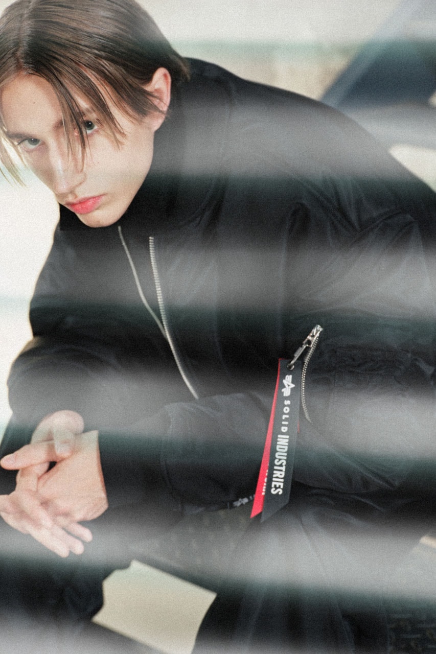 SOLID HOMME Steps In To Reimagine the Alpha Industries MA-1 Flight Jacket release info collab price drop store