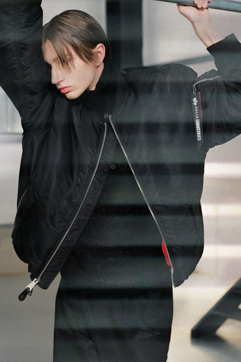 SOLID HOMME Steps In To Reimagine the Alpha Industries MA-1 Flight Jacket release info collab price drop store