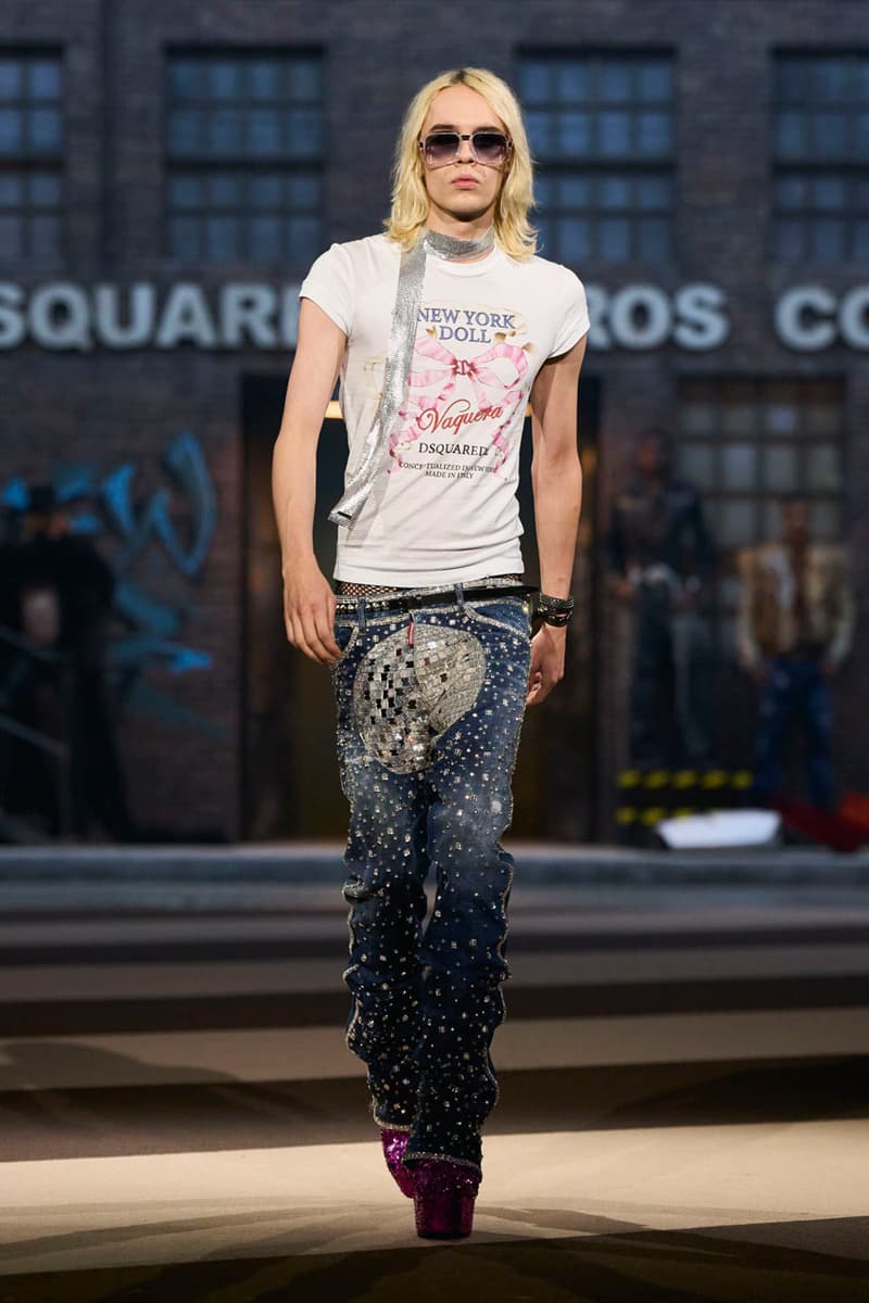 DSquared2's 30th Anniversary Is a Family Affair Ducati, KISS, Bettter, Magliano, and Vaquera. runway milan fall winter 2025 release official collab doechii jt show dean dan caten twin
