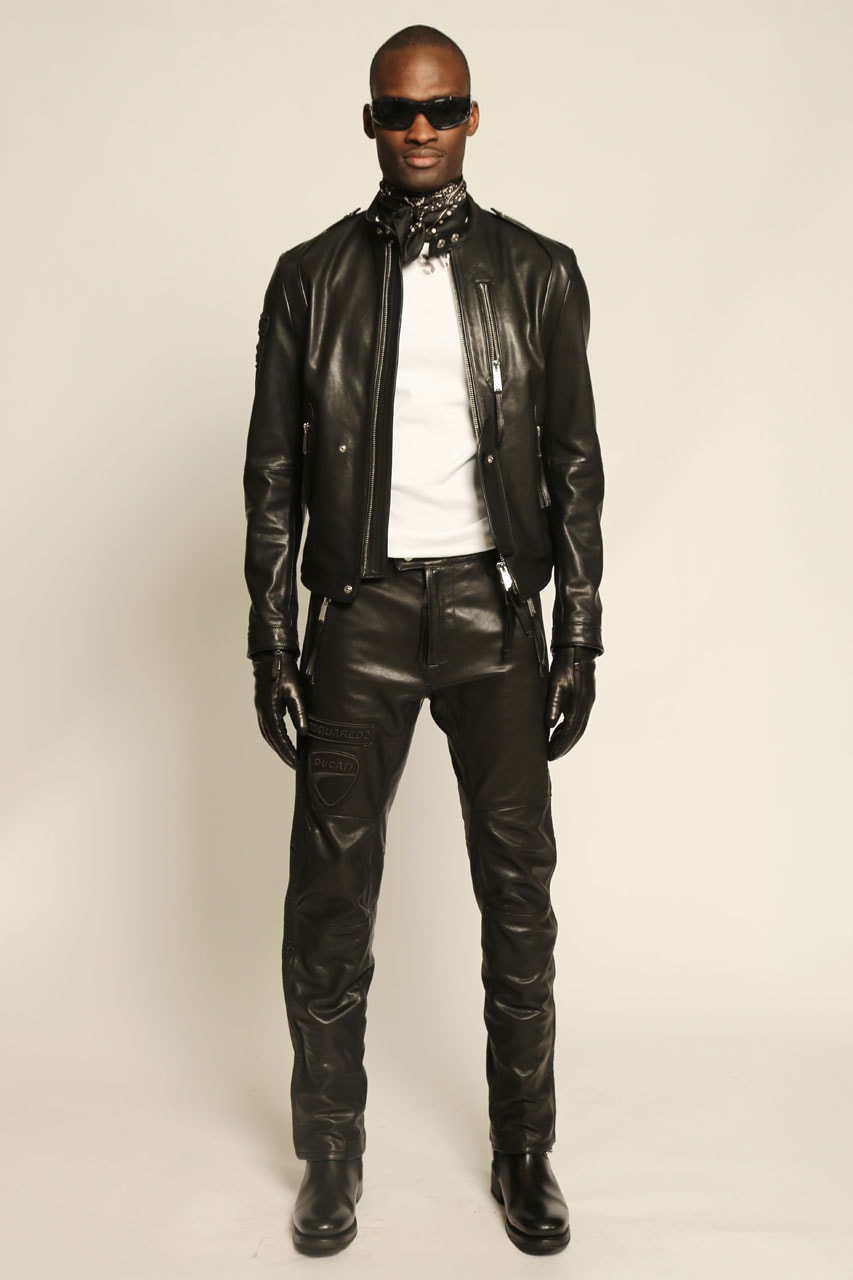 DSquared2's 30th Anniversary Is a Family Affair Ducati, KISS, Bettter, Magliano, and Vaquera. runway milan fall winter 2025 release official collab doechii jt show dean dan caten twin