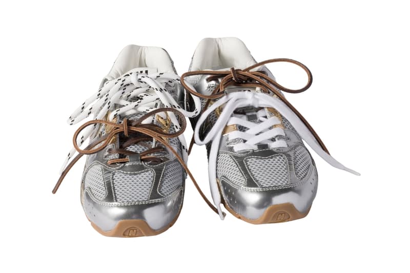 Miu Miu New Balance 530SL Suede Mesh Patent Metallic Leather Sneakers Silver/Platinum Black/Anthracite Gray Periwinkle Blue Release Info